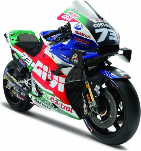 Model metalic motocicletă GP Racing LCR Honda 1:18