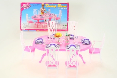 Glorie set de masă din plastic
