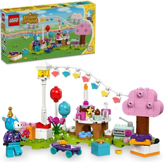 Lego Animal Crossing calul Julian și petrecerea de ziua de naștere