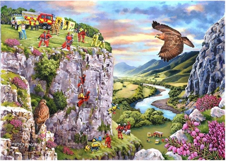 Puzzle Eroi de zi cu zi, 1000 de piese