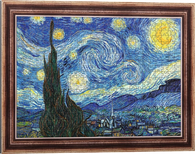 Puzzle cu Ramă Noaptea înstelată 500 piese