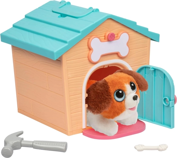 Little Live Pets My Puppy's Home Minis cățeluș interactiv cu cușcă - 1 bucată