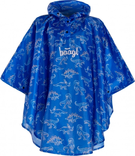 Poncho de ploaie pentru copii Baagl dino XS (90–110 cm)