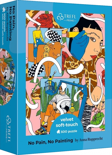 Puzzle Trefl Velvet Soft Touch UFT 500 piese – fără durere, fără picturi