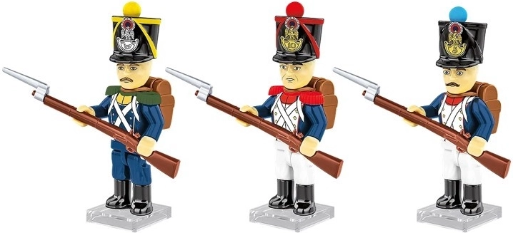 Trei figurine iconice de infanterie franceză