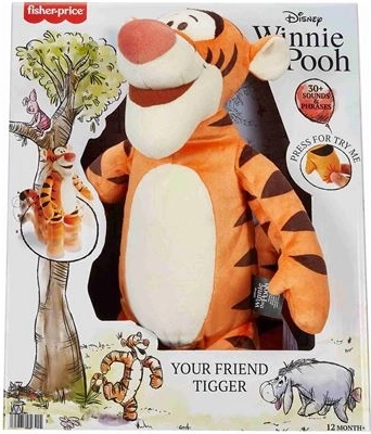 Fisher-Price Disney Winnie the Pooh – Tigger de pluș cu mișcare și sunete