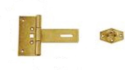 Balama de poartă cu închidere 150 × 100 × 2,0 mm