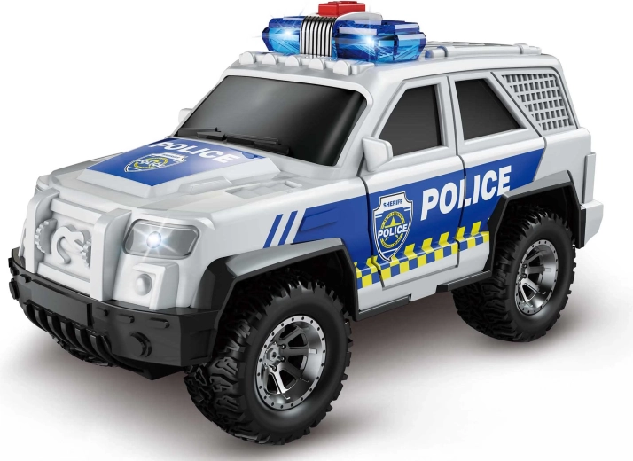 Mașină de poliție cu efecte luminoase și sonore, 15 cm