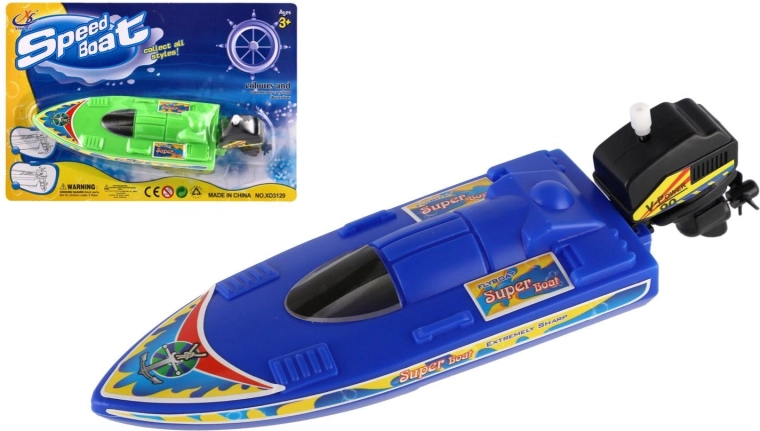 Wiky barcă cu motor cu arc pentru apă, 20 cm - 1 bucată
