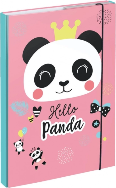 Mape pentru caiete școlare A4 cu model Panda