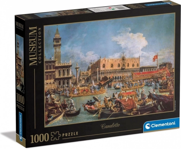 Puzzle 1000 piese Museum Canaletto Întoarcerea Bucentaurului la Molo în ziua Adormirii Maicii Domnului