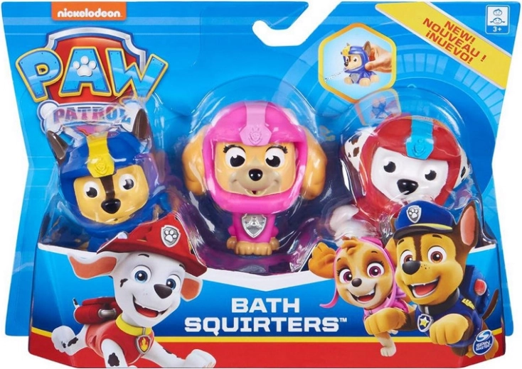 Paw Patrol – set de 3 jucării de baie