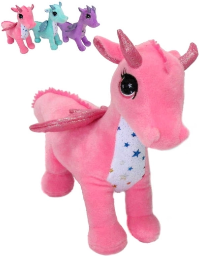 Dragon de pluș în picioare 24 cm - 1 bucată