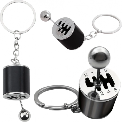 Breloc metalic schimbător de viteze – negru