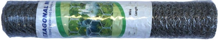 Plasă de sârmă galvanizată pentru iepuri 0,7 mm, ochi 13 mm, înălțime 500 mm, 10 m