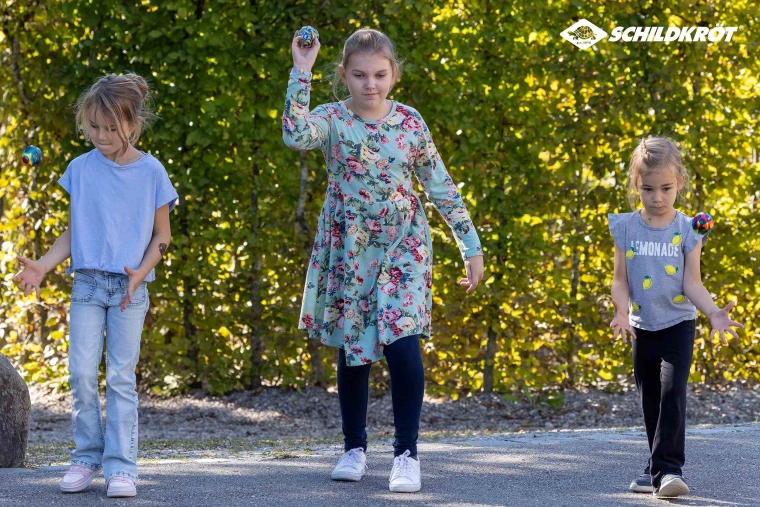 Mingi săritoare Schildkröt cu extra ricoșeu – set 3 buc