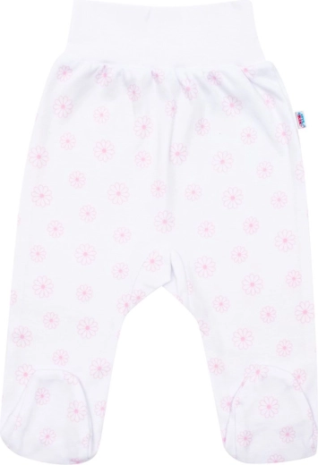 Pantaloni tip polodupačky cu talie lată și tălpi acoperite