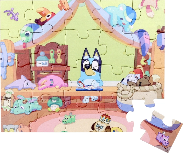 Puzzle din lemn Bluey – 20 de piese