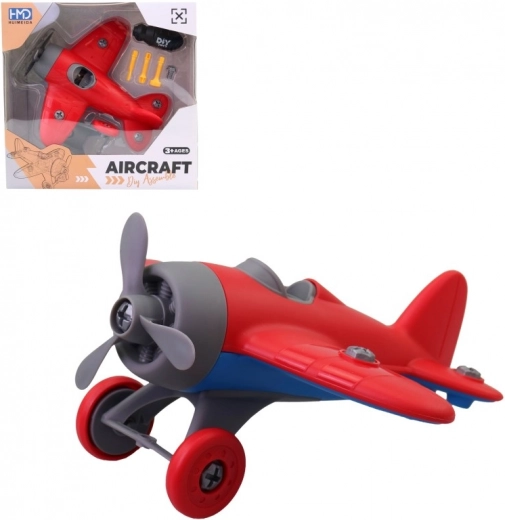 Set de construit avion pentru copii de la 3 ani