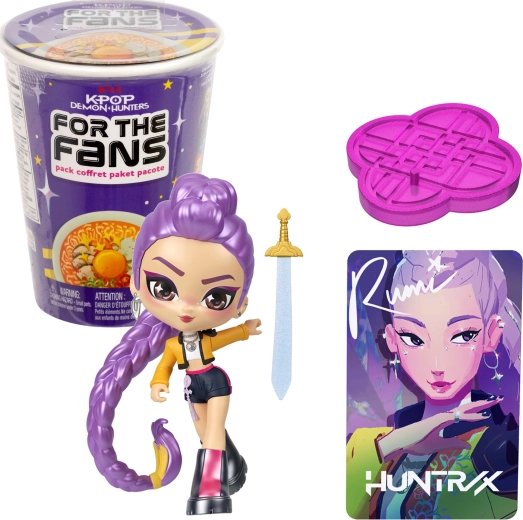 Mattel KPop Demon Hunters – figurină de colecție surpriză cu accesoriu și card de colecție (ramen)