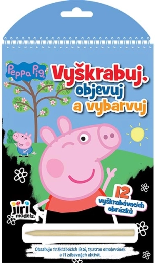 Răzuiește, descoperă, colorează – Purcelușa Peppa