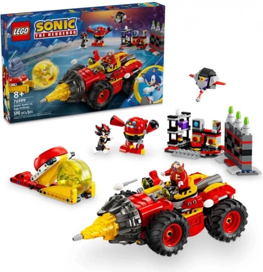 Lego Sonic: Super Sonic vs. Egg Drillster set de construcție