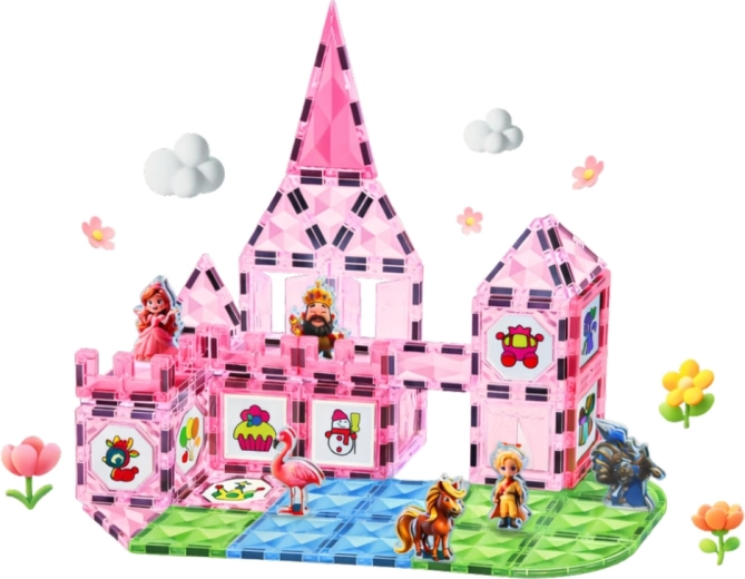 Castelul fermecat al prințesei din 80 de piese
