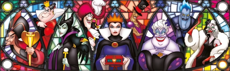 Puzzle panoramic Disney Villains 1000 de piese