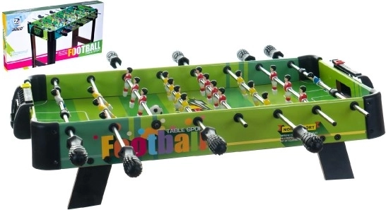 Fotbal de masă 71 × 36 cm cu tije metalice și contor de scor