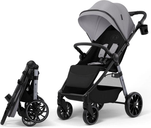 Cărucior sport Kinderkraft Grande 2 moonlight grey