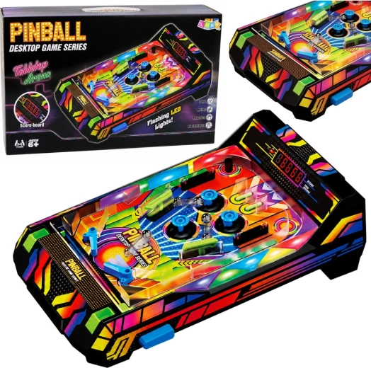 Pinball (flipper) electronic de masă, cu contor de puncte LED și sunete
