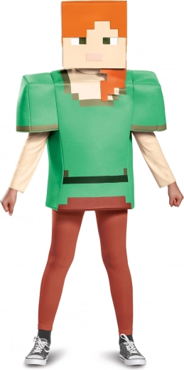 Costum Minecraft Alex pentru copii 7–8 ani