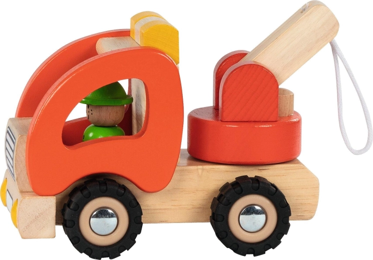 Camion de tractare din lemn - 1 bucată
