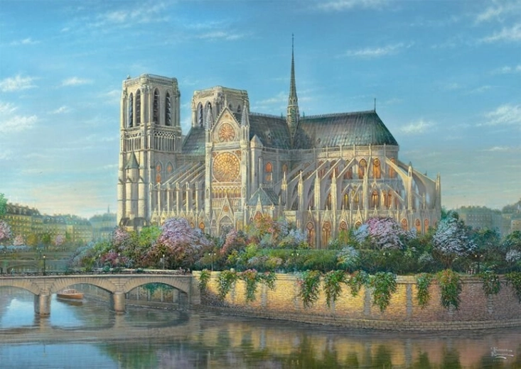 Puzzle Notre-Dame 1000 piese
