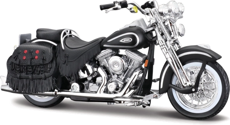 Maisto Harley-Davidson 1999 FLSTS Heritage Softail Springer negru 1:18