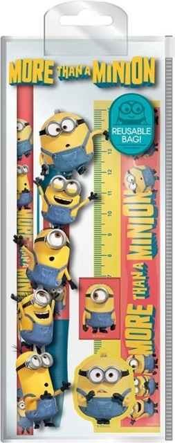 set școlar Minioni – set de rechizite cu penar