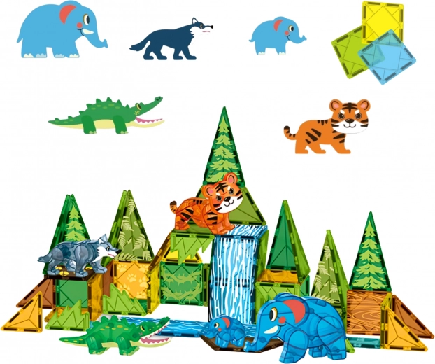 45 de piese pentru construirea junglei