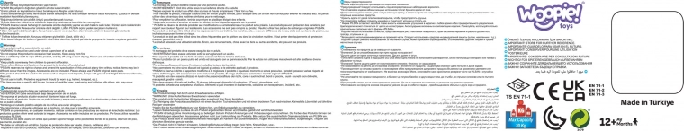 Vehicul 4în1 cu sortator, împingător și claxon WOOPIE