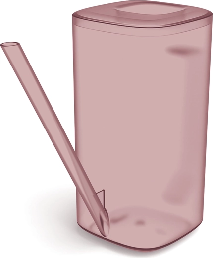 Stropitoare Tubi 1,6 l marsala transparentă