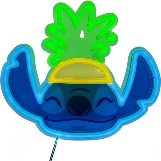 Lumină LED neon pe perete Stitch