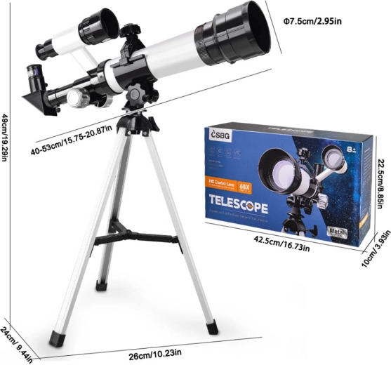 Telescop pentru copii Moon cu trepied