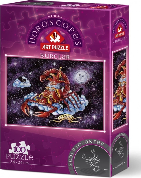 Puzzle semnul zodiacului: Scorpion, 100 piese