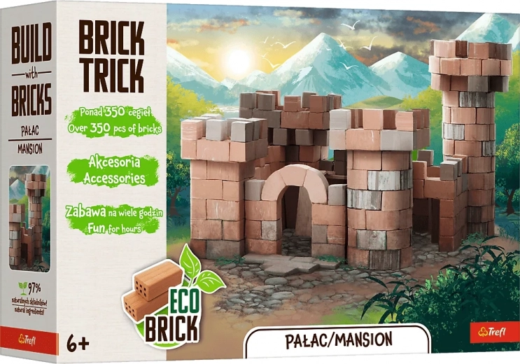 Set de construcție TREFL BRICK TRICK castel XL, 350 piese