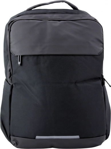 Rucsac urban cu USB și buzunar pentru laptop negru 16L