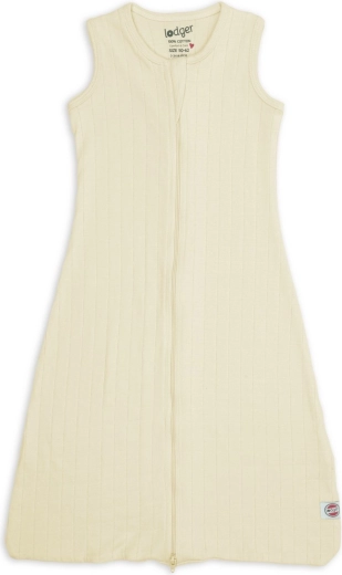 Lodger Hopper sac de dormit din bumbac fără mâneci solid butter 86/98