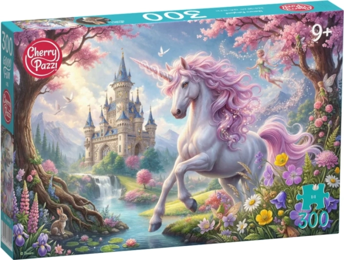 Puzzle Cherry Pazzi Unicorn de poveste, 300 de piese