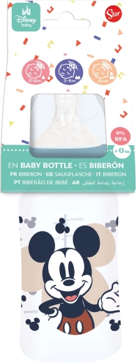 Biberon MICKEY 240 ml cu sistem anticolic