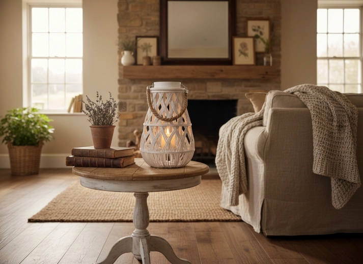 Decorațiune stilată pentru living și terasă