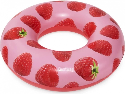 Colac de înot gonflabil cu aromă de zmeură 119 cm Bestway