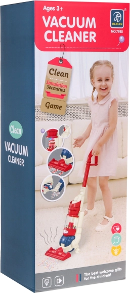 Aspirator interactiv pentru copii 3+ cu perie electrică și bile din polistiren